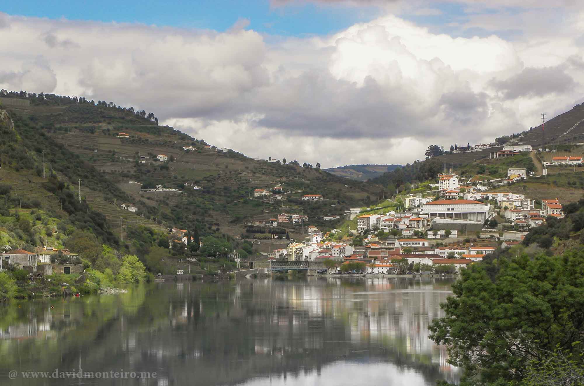 Pinhão, seen from a Rabelo boat ride, Douro Valley, Portugal