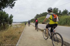 Obidos Lagoon bike path
