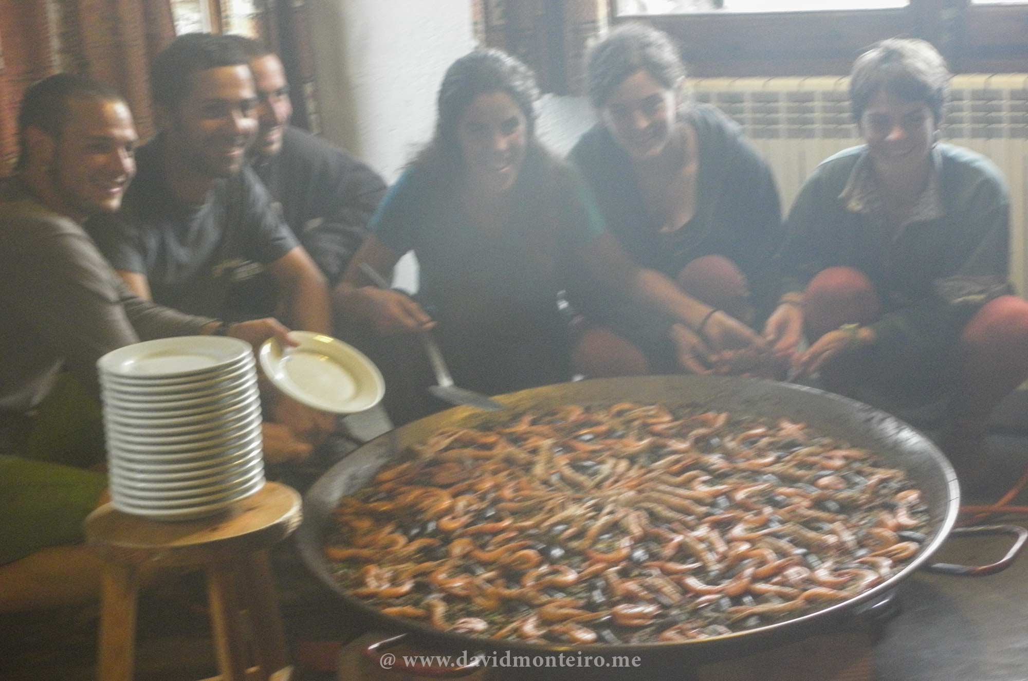 Amitges mountain hut at the Aigüestortes National Park trekking tour at the Spanish Pyrenees