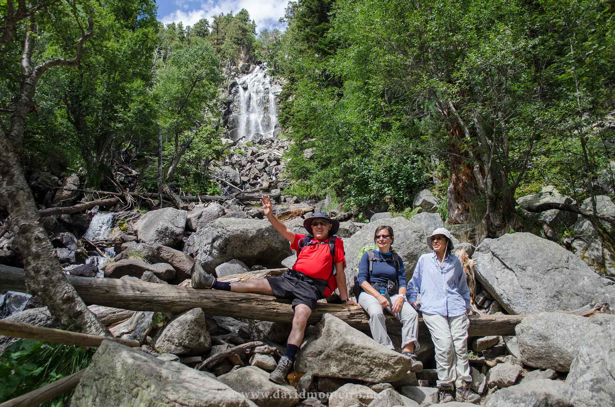 Waterfall at Aiguestortes, Spanish Pyrenees