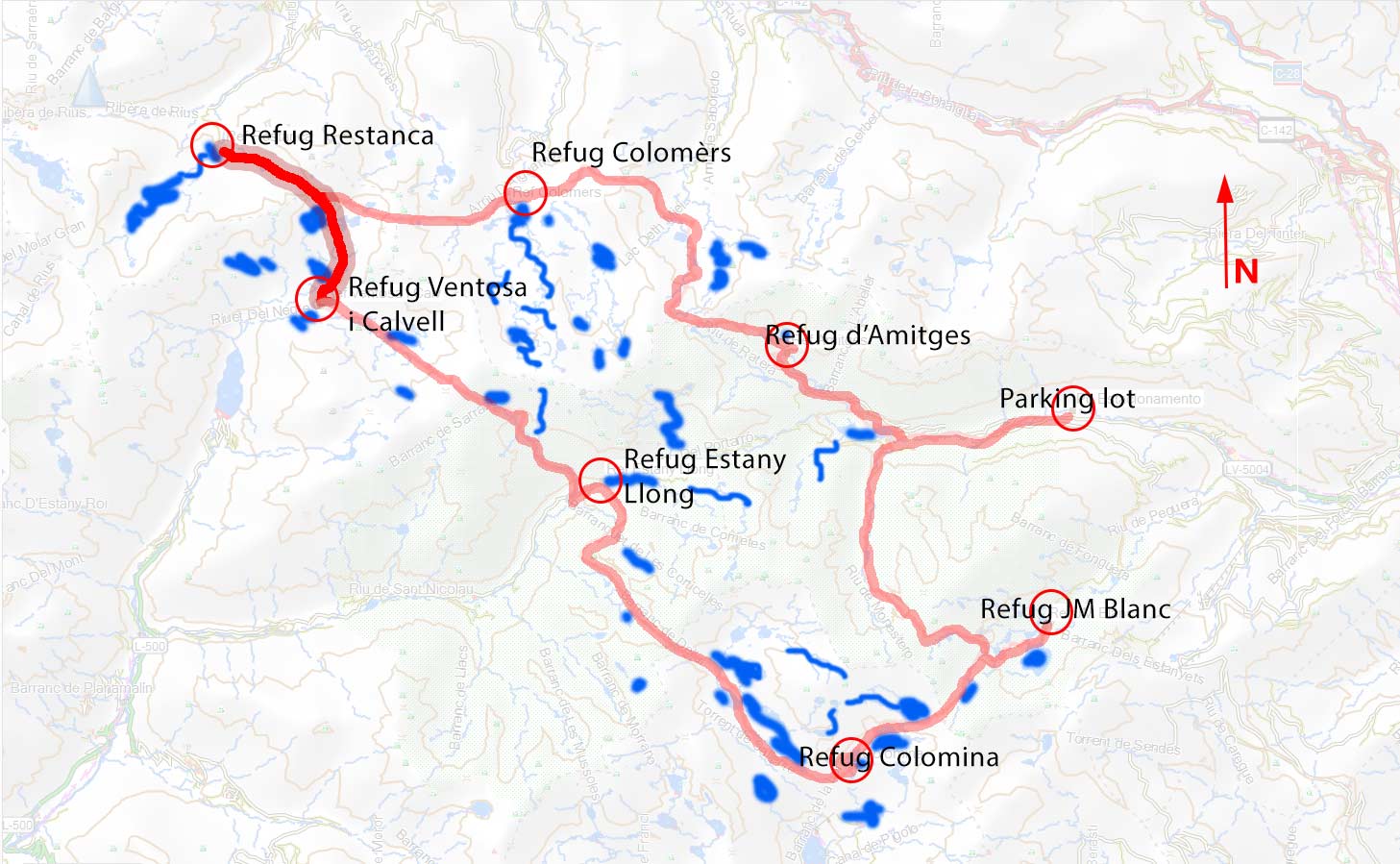 Pyrenees National Park hiking - Aiguestortes National Park