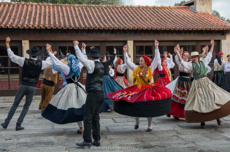 Folk dance group at the manor house