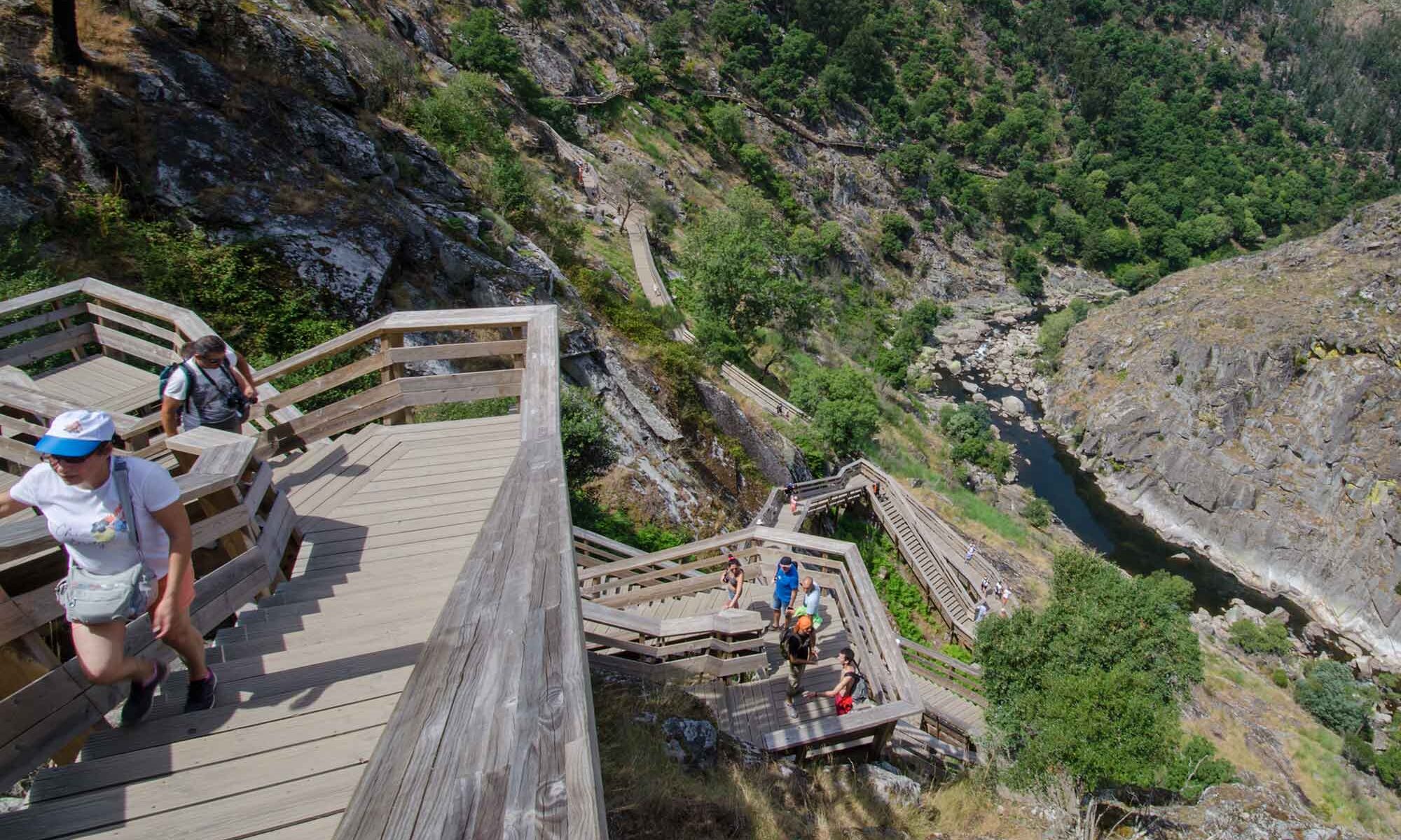 Paiva Walkways - Suspended wooden walkways meander through Paiva River gorge