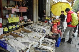 Salt cod, also known as bacalao, is a dried and salted codfish